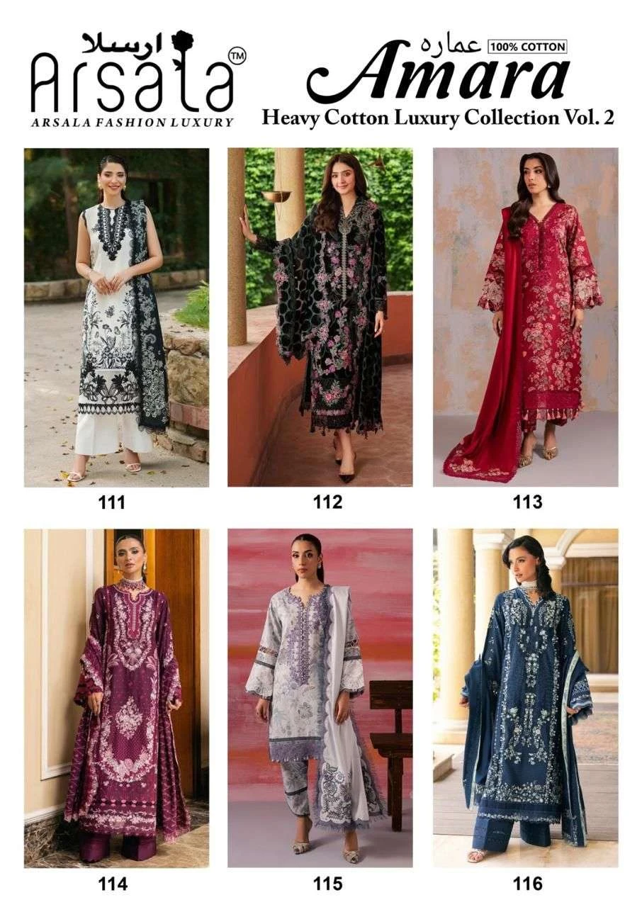 Arsala Fashion amara heavy cotton luxury collection Vol 2