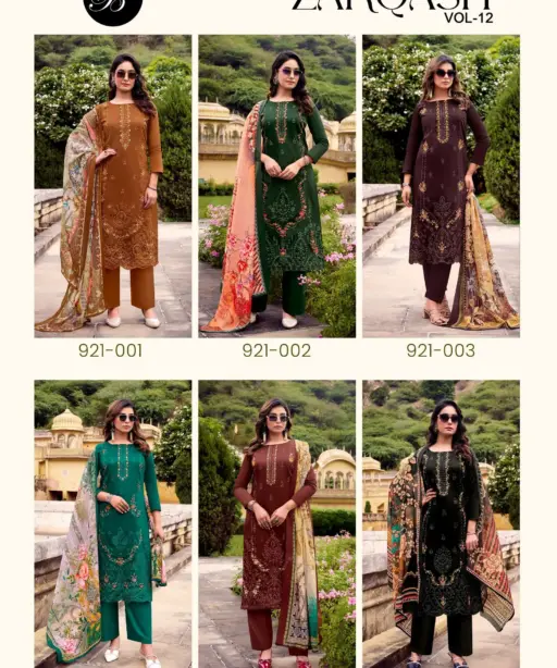 Belliza Designer Studio Zarqash Vol 12