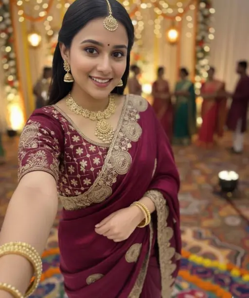 Bt 442 Beautiful Fandy Satin Silk Embroidered Saree Collection