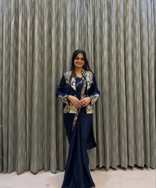 Bt 7135 Chinon Embroidery Worked Trending Party Wear Jacket Lehenga with Dupatta