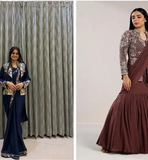 Bt 7135 Chinon Embroidery Worked Trending Party Wear Jacket Lehenga with Dupatta