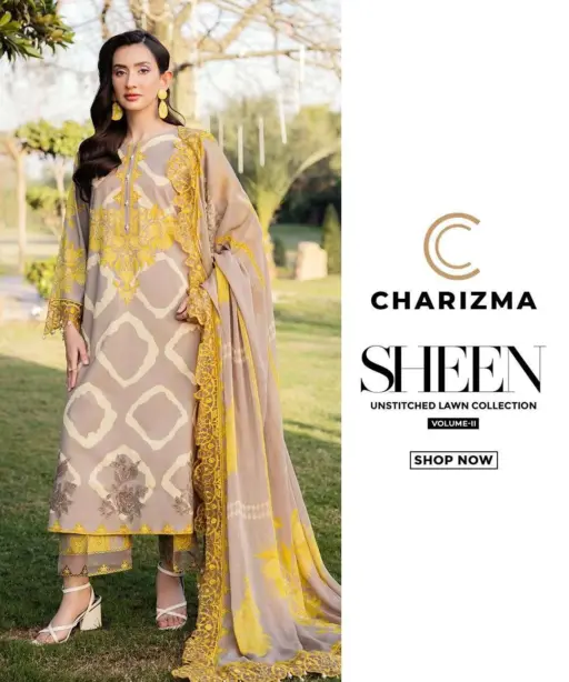 Charizma Sheen Unstitched Lawn Collection Vol 2