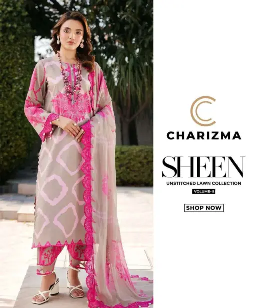 Charizma Sheen Unstitched Lawn Collection Vol 2