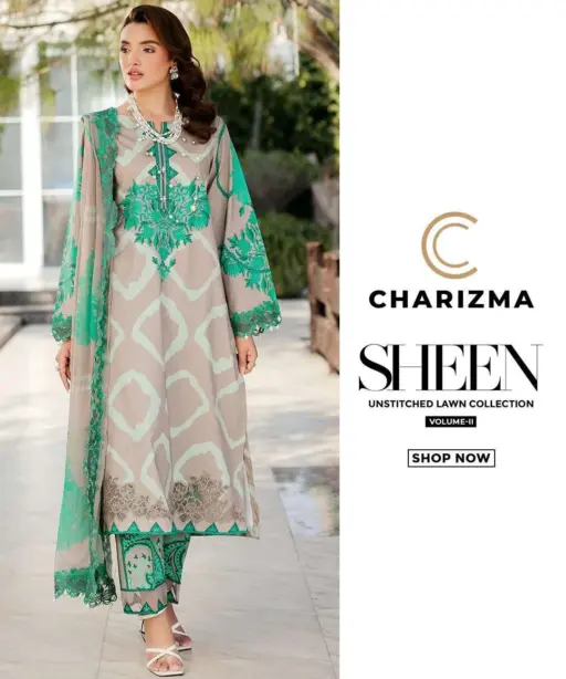 Charizma Sheen Unstitched Lawn Collection Vol 2