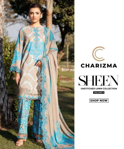 Charizma Sheen Unstitched Lawn Collection Vol 2
