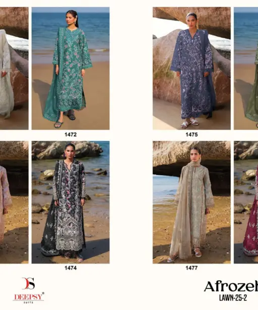 Deepsy Suits Afrozeh Lawn 25 Vol 2