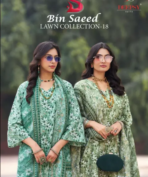 Deepsy Suits Bin Saeed Lawn Collection Vol 18