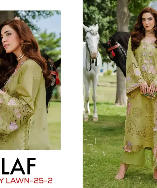 Deepsy Suits Elaf Luxury Lawn 25 Hit Designs D No 1296