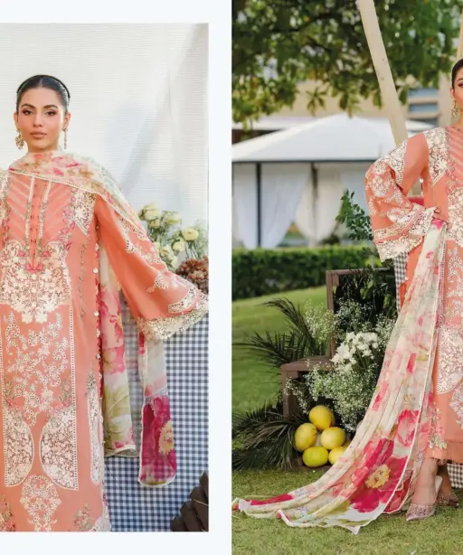 Deepsy Suits Elaf Luxury Lawn 25 Vol 4