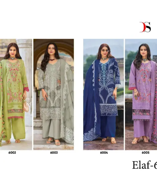 Deepsy Suits Elaf Luxury Lawn 25 Vol 6