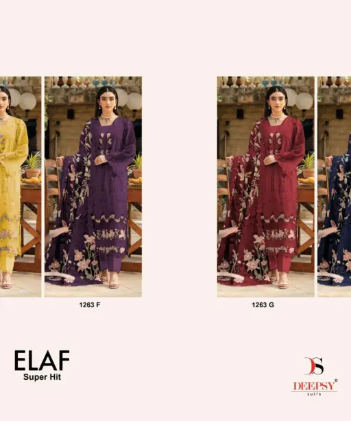 Deepsy Suits Elaf Luxury Super Hit Collection D No 1263