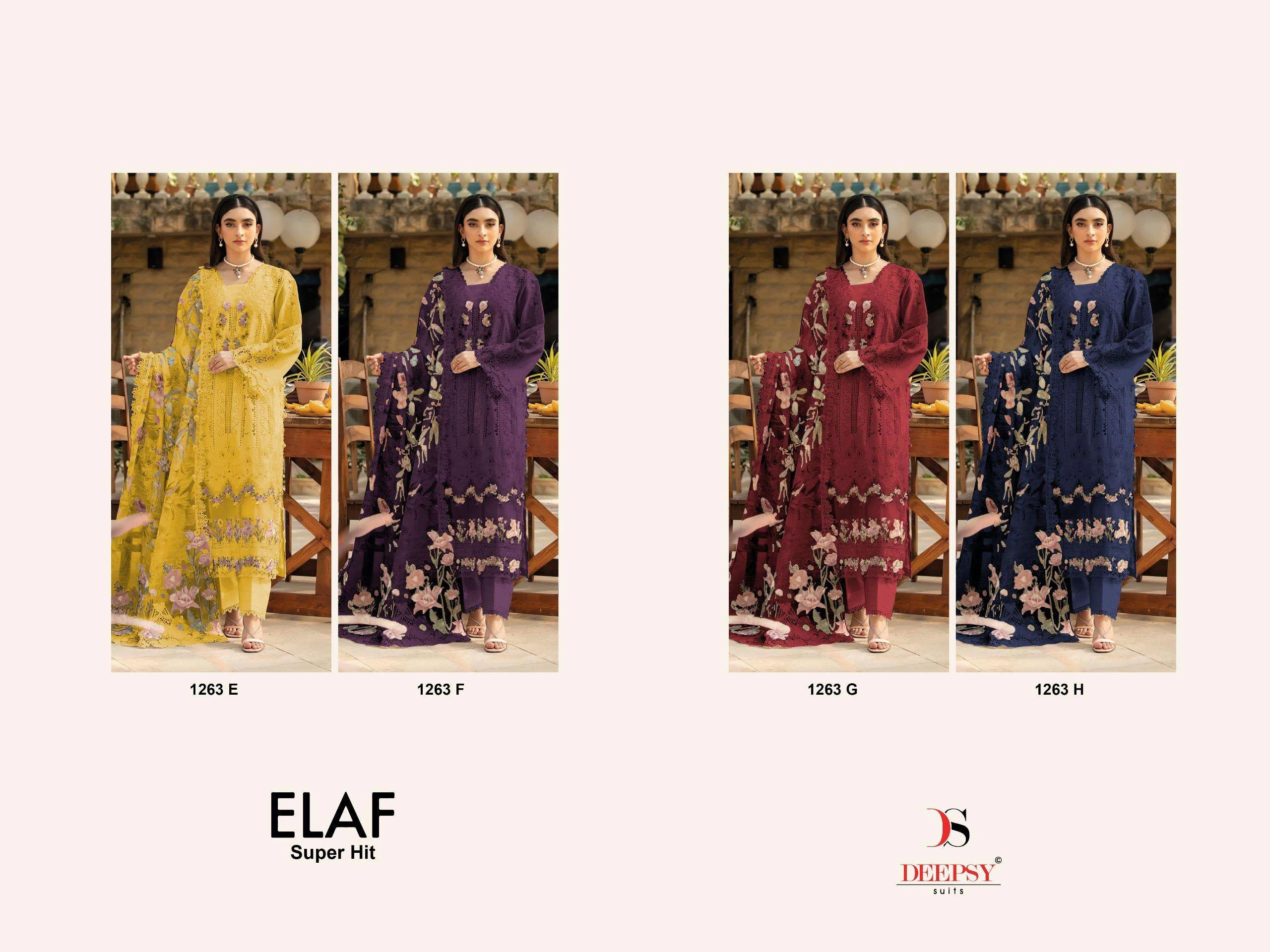 Deepsy Suits Elaf Luxury Super Hit Collection D No 1263
