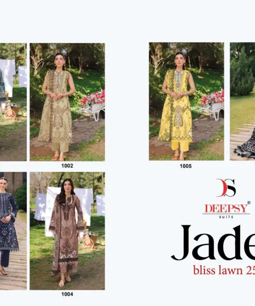 Deepsy Suits Jade Bliss Lawn 25 Vol 2