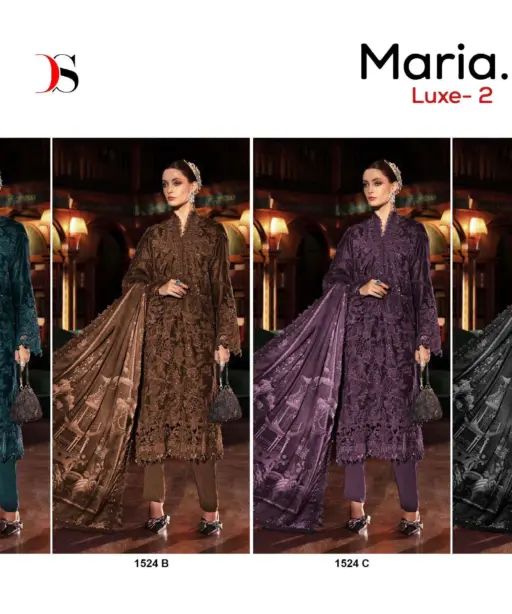 Deepsy Suits Maria B Luxe Vol 2 Hit Design 1524