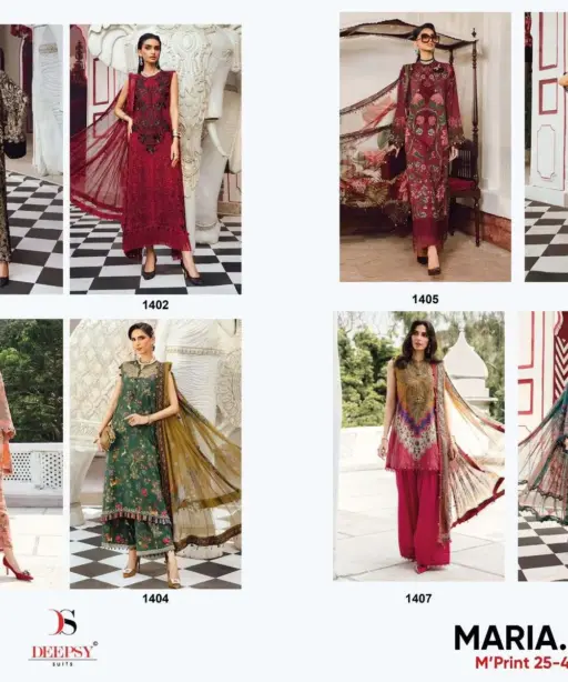 Deepsy Suits Maria B M Prints 25 Vol 4
