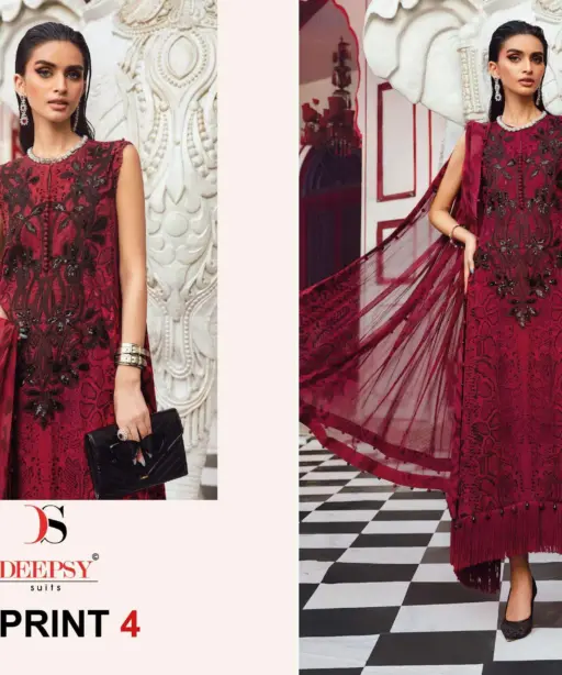 Deepsy Suits Maria B M Prints 25 Vol 4 Hit Design 1401