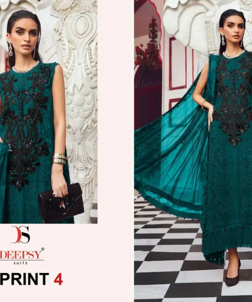 Deepsy Suits Maria B M Prints 25 Vol 4 Hit Design 1401