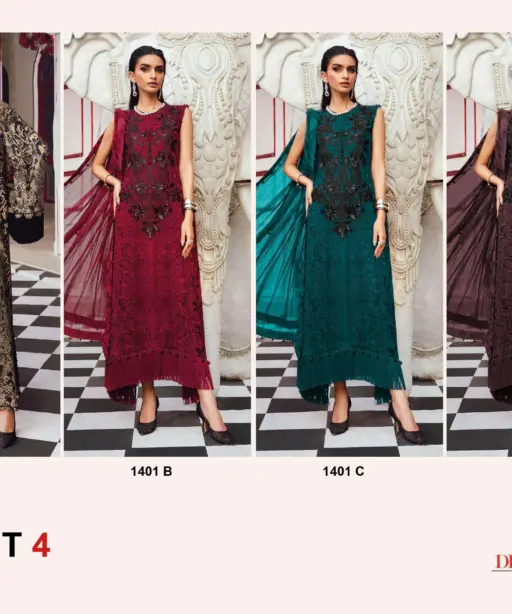 Deepsy Suits Maria B M Prints 25 Vol 4 Hit Design 1401