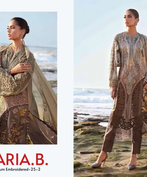 Deepsy Suits Maria B Premium Embroidered 25 Vol 2 Hit Design 1285