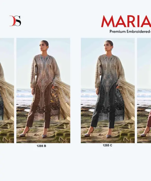 Deepsy Suits Maria B Premium Embroidered 25 Vol 2 Hit Design 1285