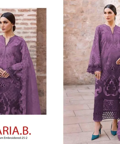 Deepsy Suits Maria B Premium Embroidered 25 Vol 2 Hit Design 1286