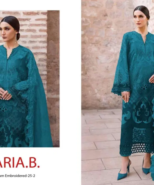 Deepsy Suits Maria B Premium Embroidered 25 Vol 2 Hit Design 1286