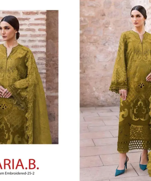 Deepsy Suits Maria B Premium Embroidered 25 Vol 2 Hit Design 1286
