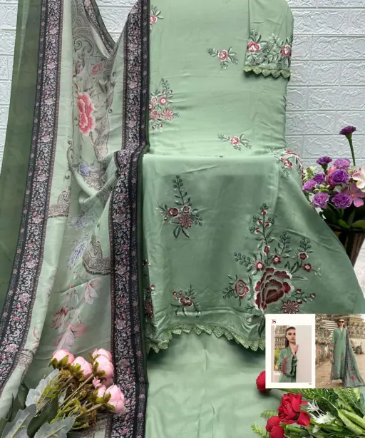 Deepsy Suits Maria B Premium Embroidered Rayon Vol 4