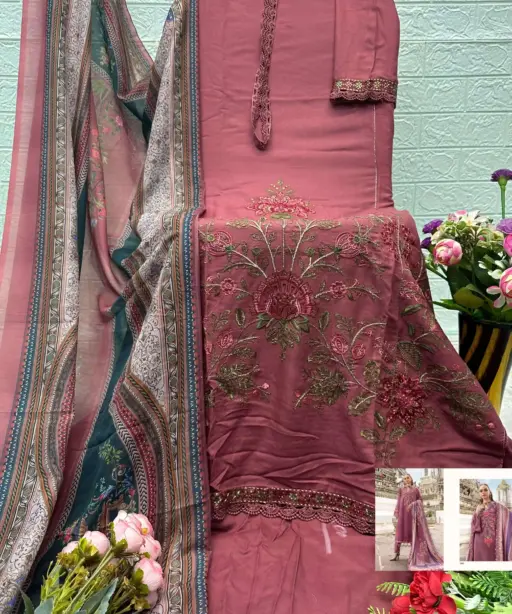 Deepsy Suits Maria B Premium Embroidered Rayon Vol 4