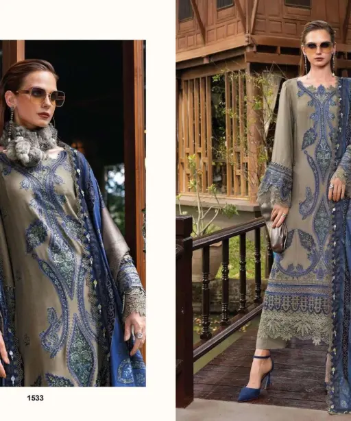 Deepsy Suits Maria B Premium Embroidered Rayon Vol 4