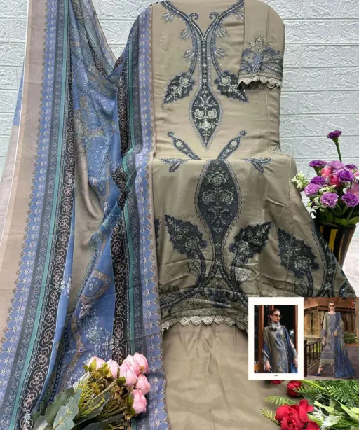 Deepsy Suits Maria B Premium Embroidered Rayon Vol 4