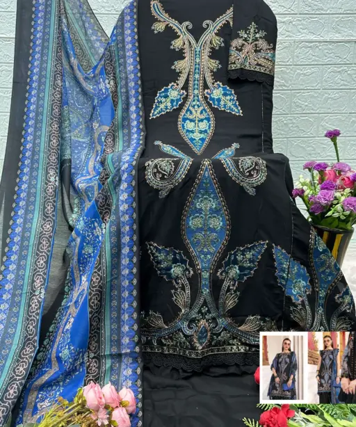 Deepsy Suits Maria B Premium Embroidered Rayon Vol 4