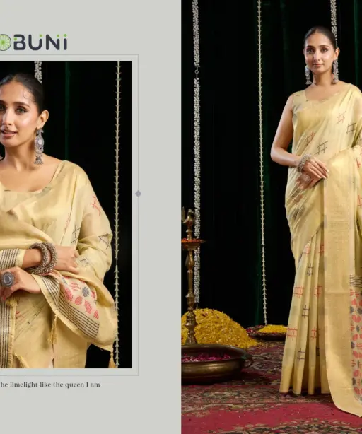 Gobuni Shikha Soft Spun Cotton Jari Saree Collection