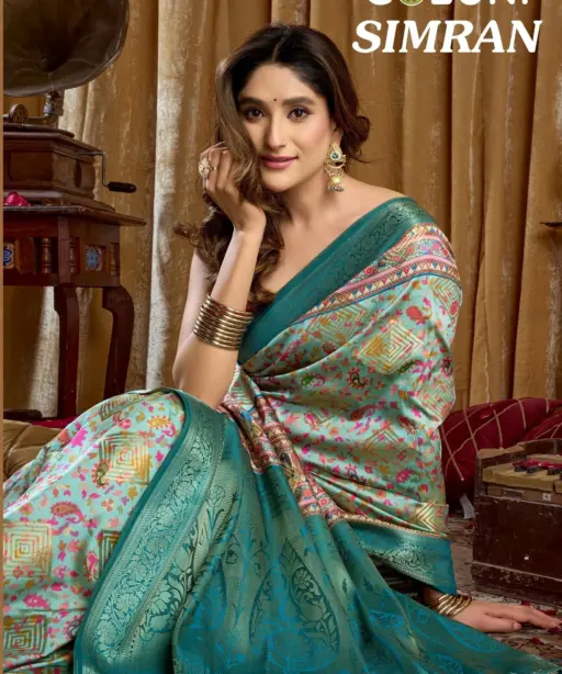 Gobuni Simran Cluster Digital Printed Saree Collection
