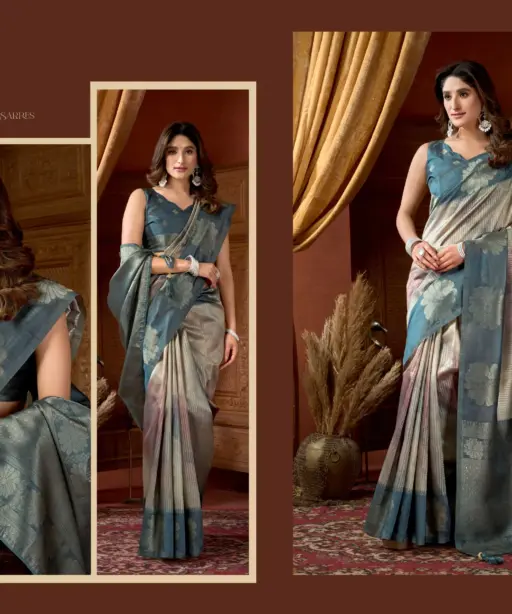 Gobuni Stella Soft Kota Silk Traditional Wear Saree Collection