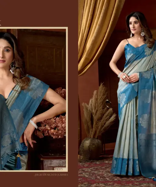 Gobuni Stella Soft Kota Silk Traditional Wear Saree Collection