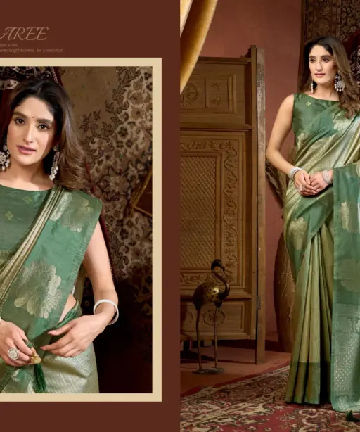Gobuni Stella Soft Kota Silk Traditional Wear Saree Collection