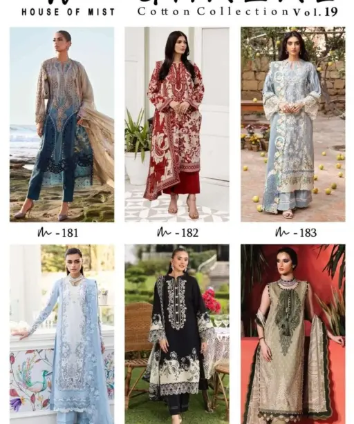 House Of Mist Ghazal Cotton Collection Vol 19