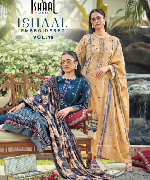 Ishaal Prints Embroidered Vol 18