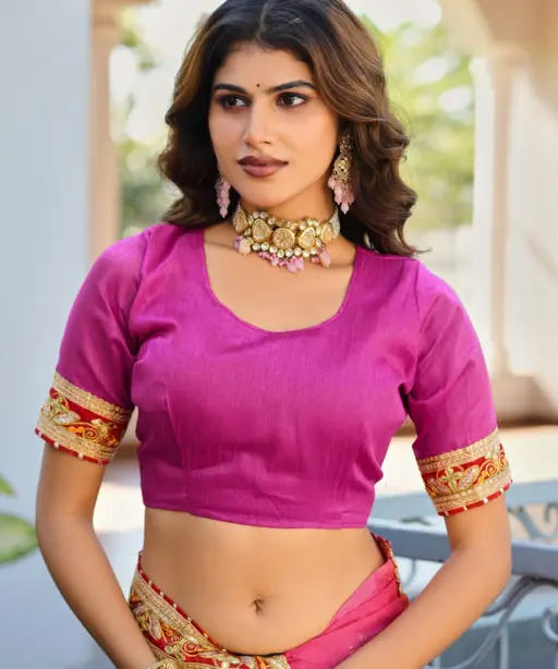 Jalnidhi Swarna Moss Chiffon with Work Saree Collection