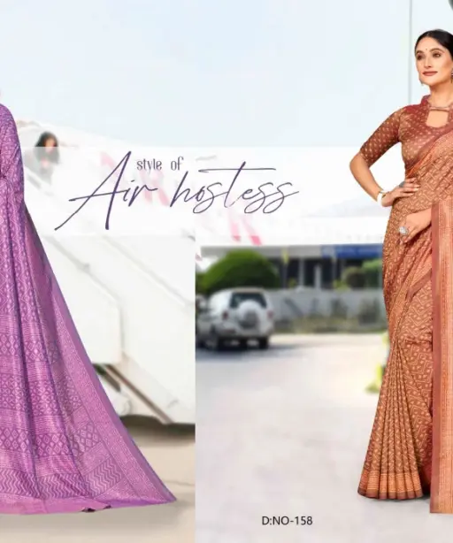 Kaanchi Silk Vol 2 Cationic Padding Unifrom Saree Collection