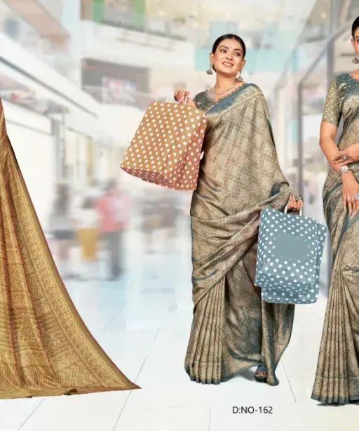 Kaanchi Silk Vol 2 Cationic Padding Unifrom Saree Collection