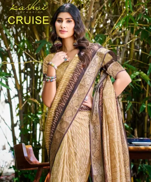 Kashvi Cruise Vol 1 Marshmello Silk Casual Wear Saree Collection