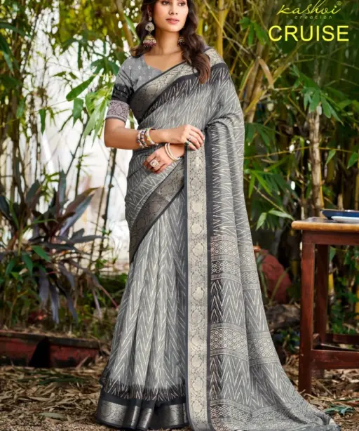 Kashvi Cruise Vol 1 Marshmello Silk Casual Wear Saree Collection