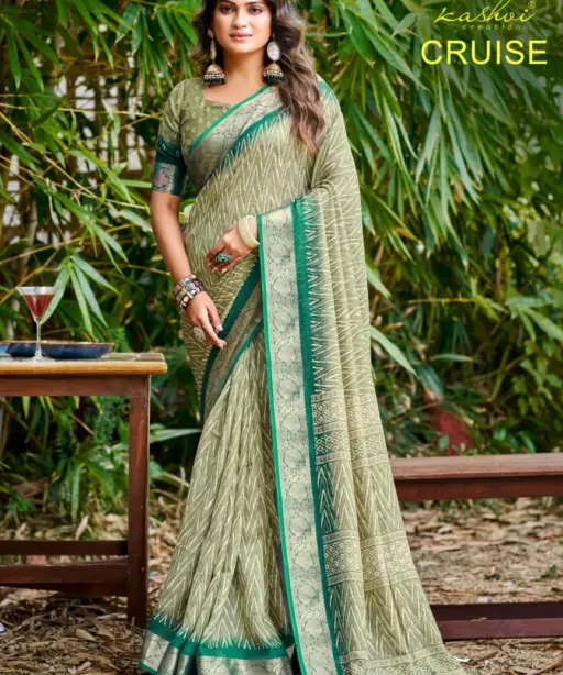 Kashvi Cruise Vol 1 Marshmello Silk Casual Wear Saree Collection