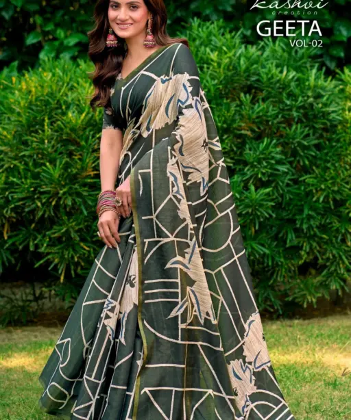 Kashvi Geeta Vol 2 Simar Silk Casual Wear Saree Collection