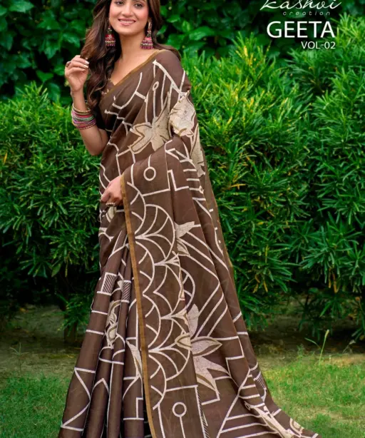 Kashvi Geeta Vol 2 Simar Silk Casual Wear Saree Collection