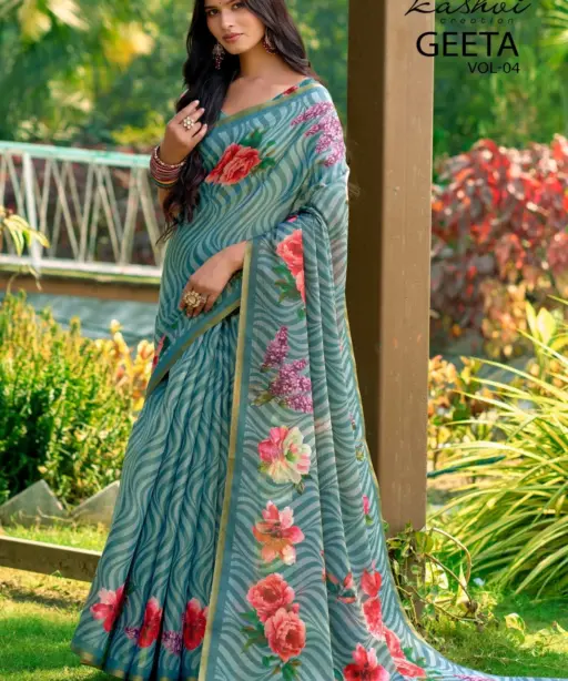 Kashvi Geeta Vol 4 Simar Silk Casual Wear Saree Collection