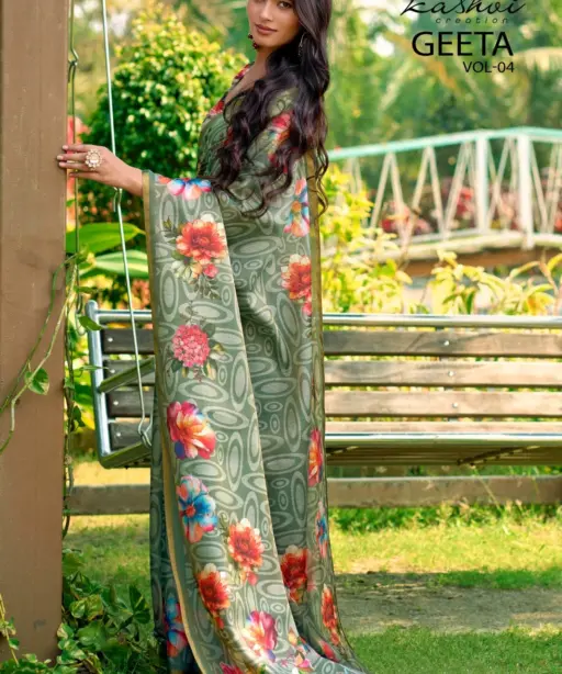 Kashvi Geeta Vol 4 Simar Silk Casual Wear Saree Collection