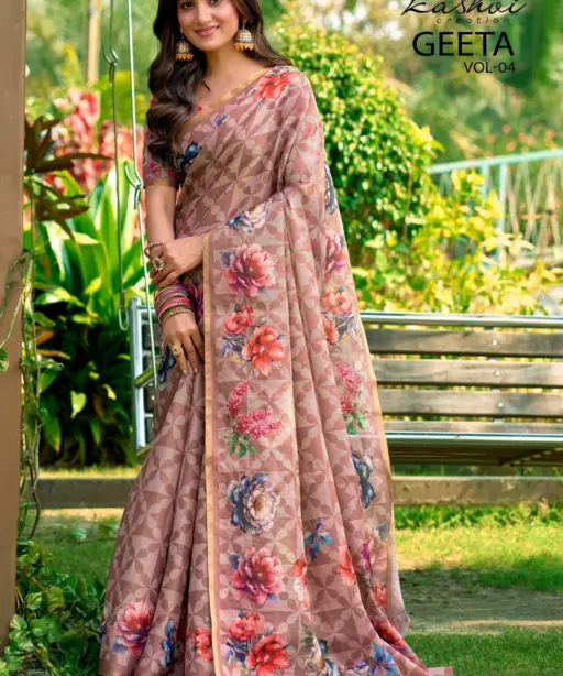 Kashvi Geeta Vol 4 Simar Silk Casual Wear Saree Collection